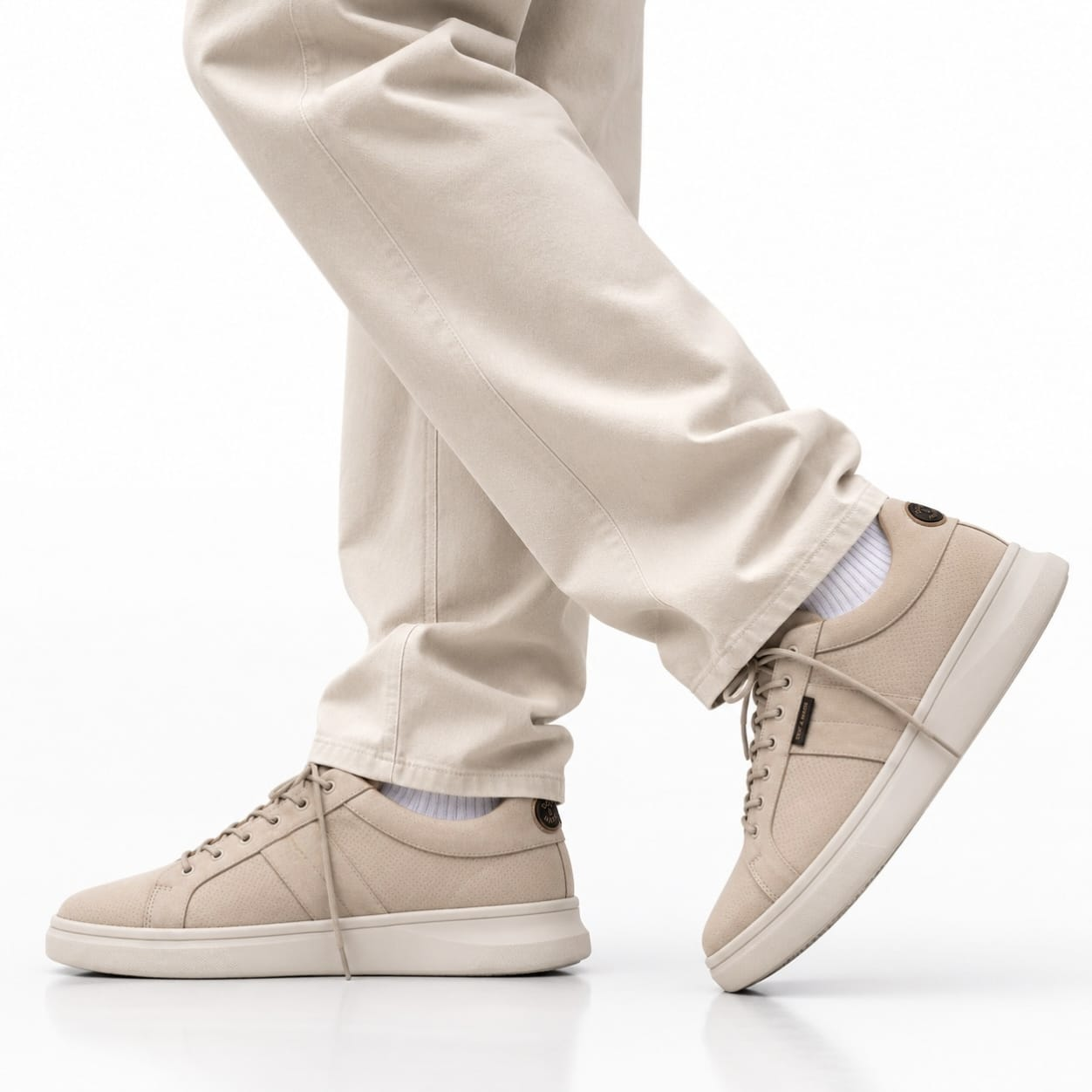 Men's Stylish Leather Casuals 512BGE DGR